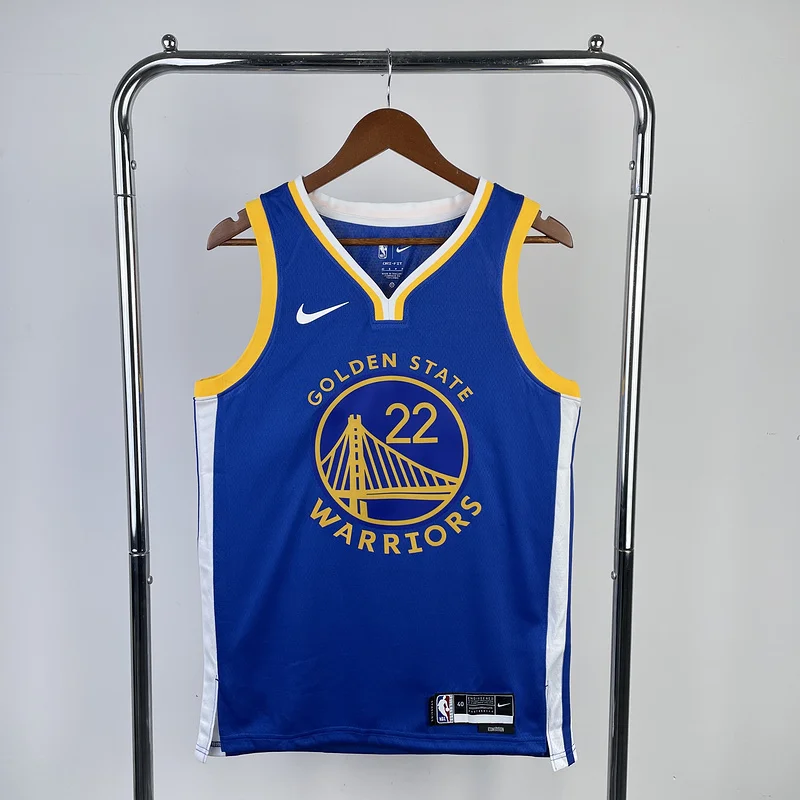 2023 Season Golden State Warriors away blue #22 Wiggins