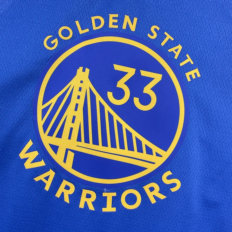 2023 Season Golden State Warriors away blue #33 Wiseman