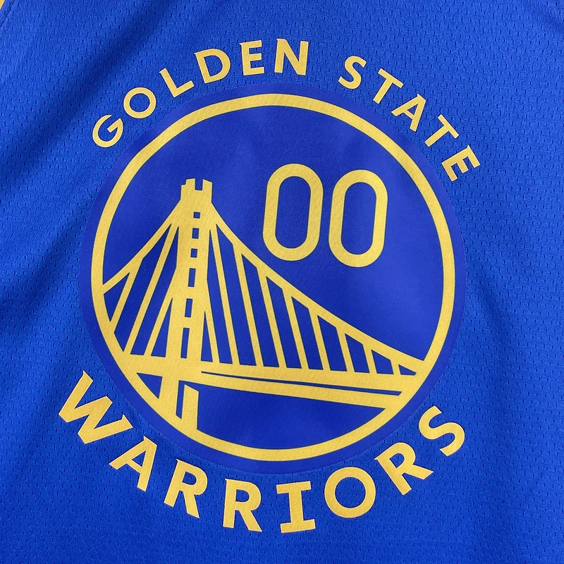 2023 Season Golden State Warriors away blue #00 Kuminga