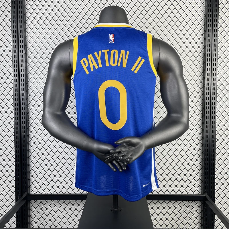 2023 Season Golden State Warriors away blue #0 Payton