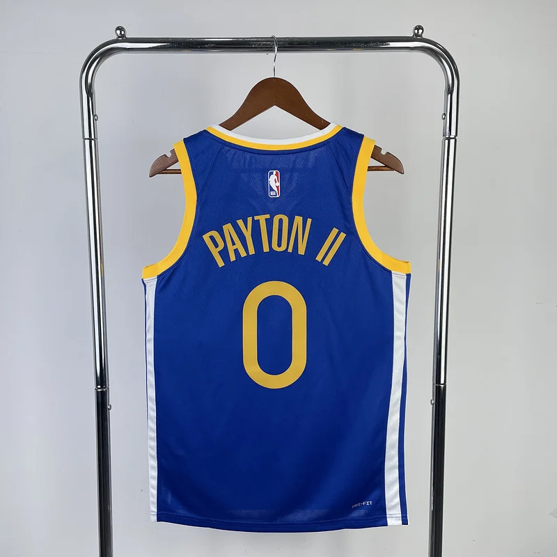 2023 Season Golden State Warriors away blue #0 Payton