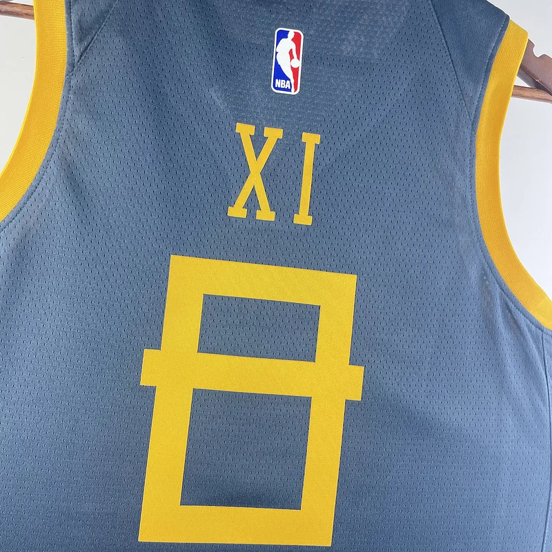 2018 Season Golden State Warriors gray #8