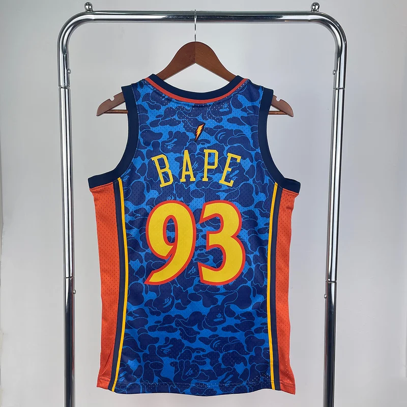 BAPE×M&N co-branded Golden State Warriors