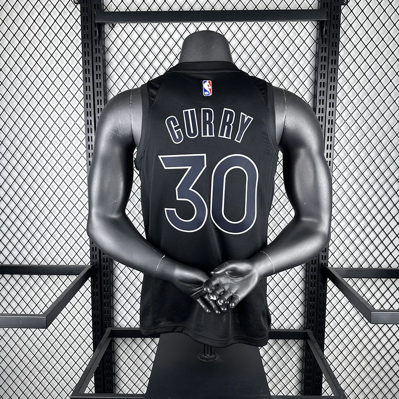 Golden State Warriors black Honor version #30 Curry