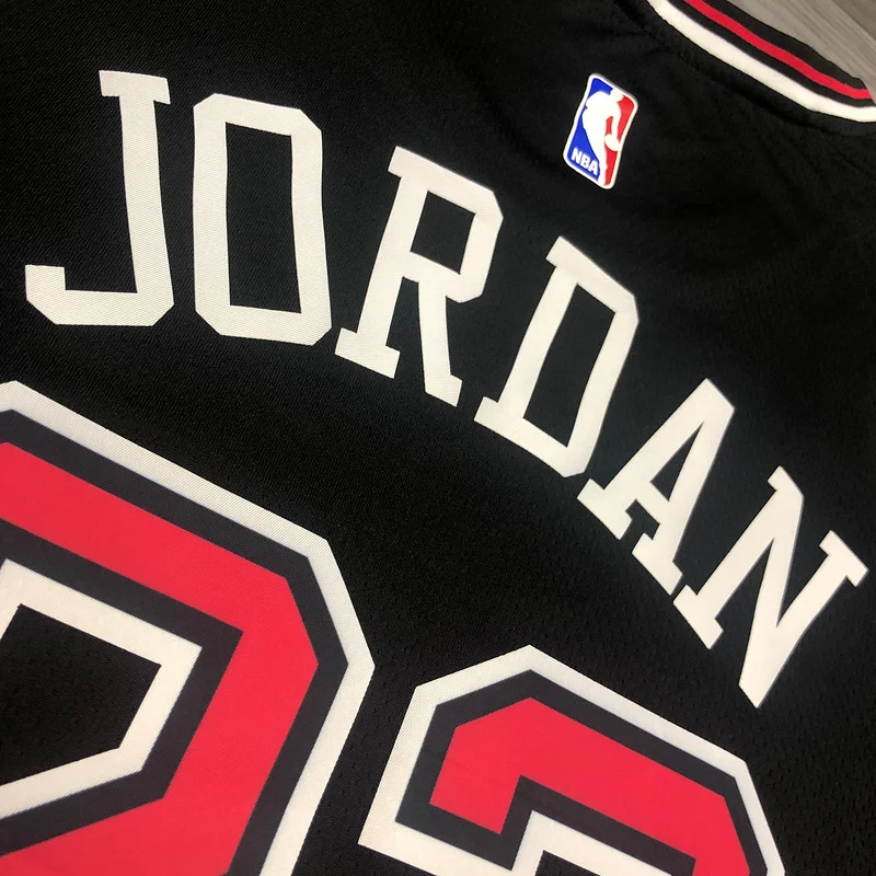 NBA Chicago Bulls Basketball jersey round neck black #23 Jordan