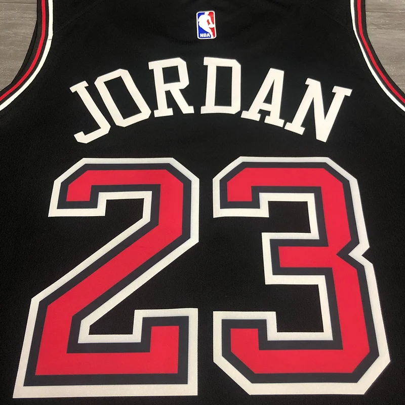 NBA Chicago Bulls Basketball jersey round neck black #23 Jordan