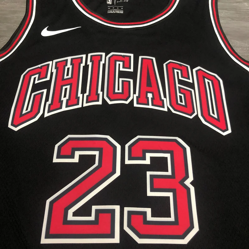 NBA Chicago Bulls Basketball jersey round neck black #23 Jordan