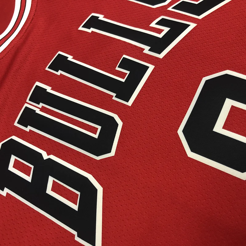 NBA Chicago Bulls Basketball jersey round neck red #8 LAVINE