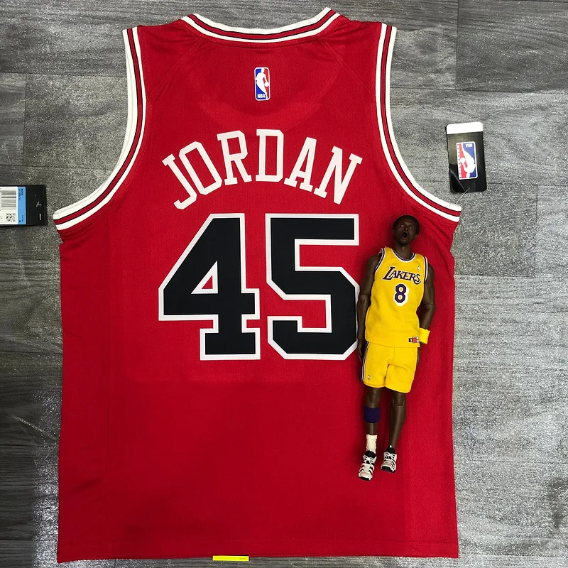 NBA Chicago Bulls Basketball jersey round neck red #45 Jordan