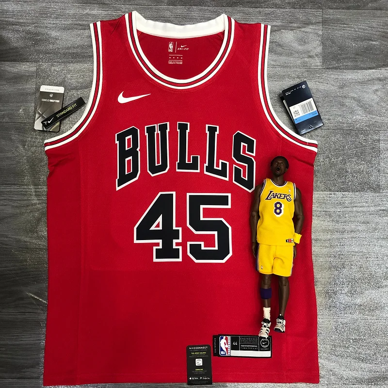 NBA Chicago Bulls Basketball jersey round neck red #45 Jordan