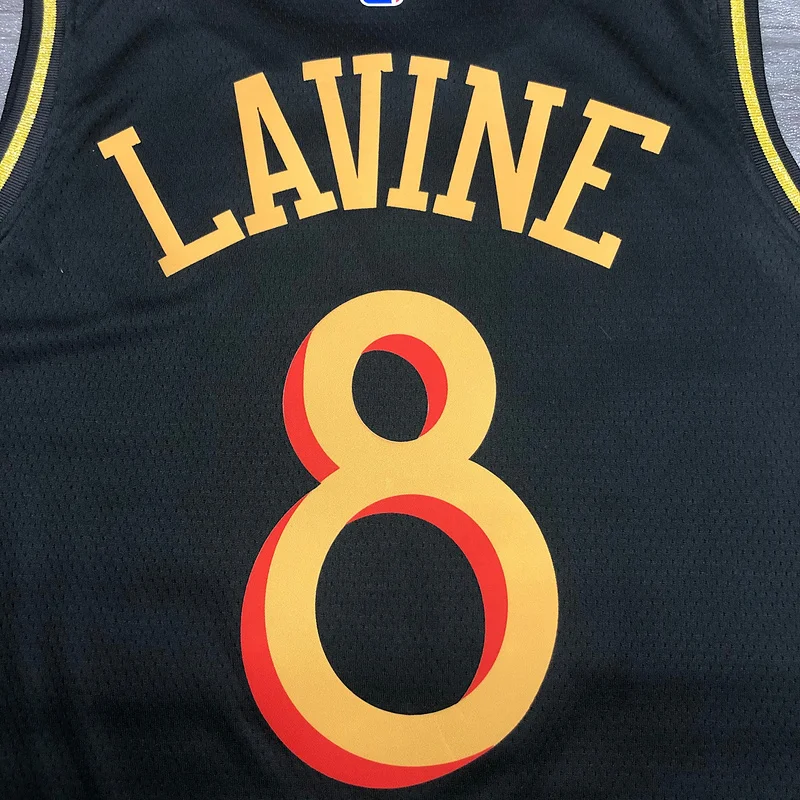 2021 Season NBA Chicago Bulls Basketball jersey City version #8 LAVINE