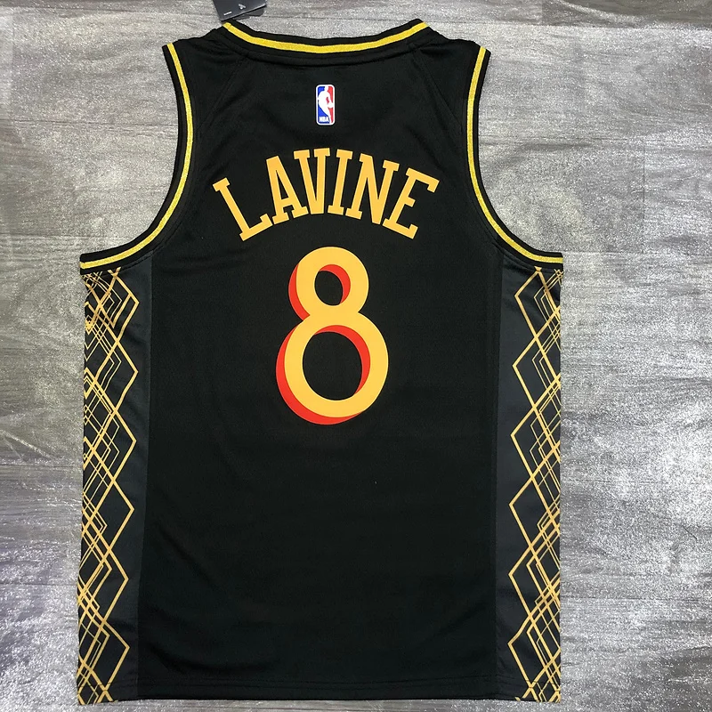 2021 Season NBA Chicago Bulls Basketball jersey City version #8 LAVINE