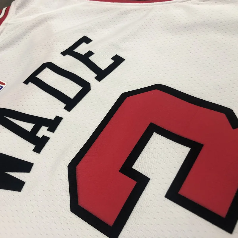 NBA Chicago Bulls Basketball jersey white #3 WADE