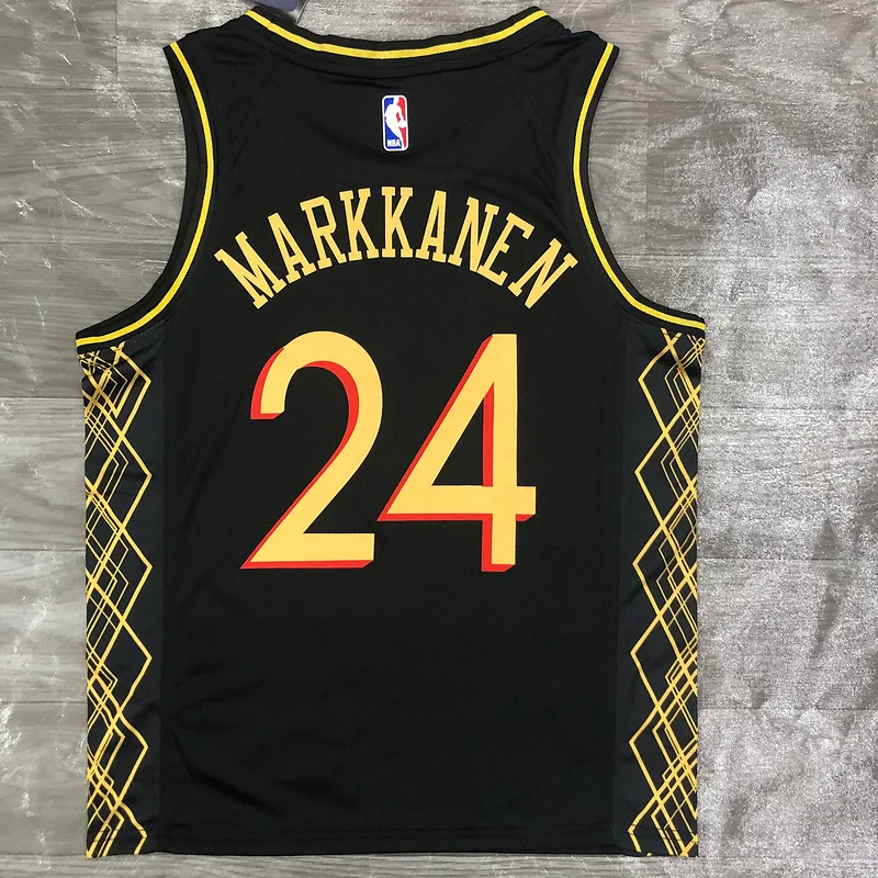 2021 Season NBA Chicago Bulls Basketball jersey City version #24 MARKKANEN