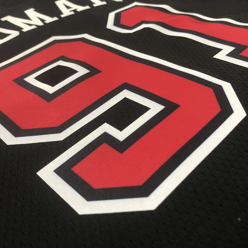 NBA Chicago Bulls Basketball jersey black #91 RODMAN