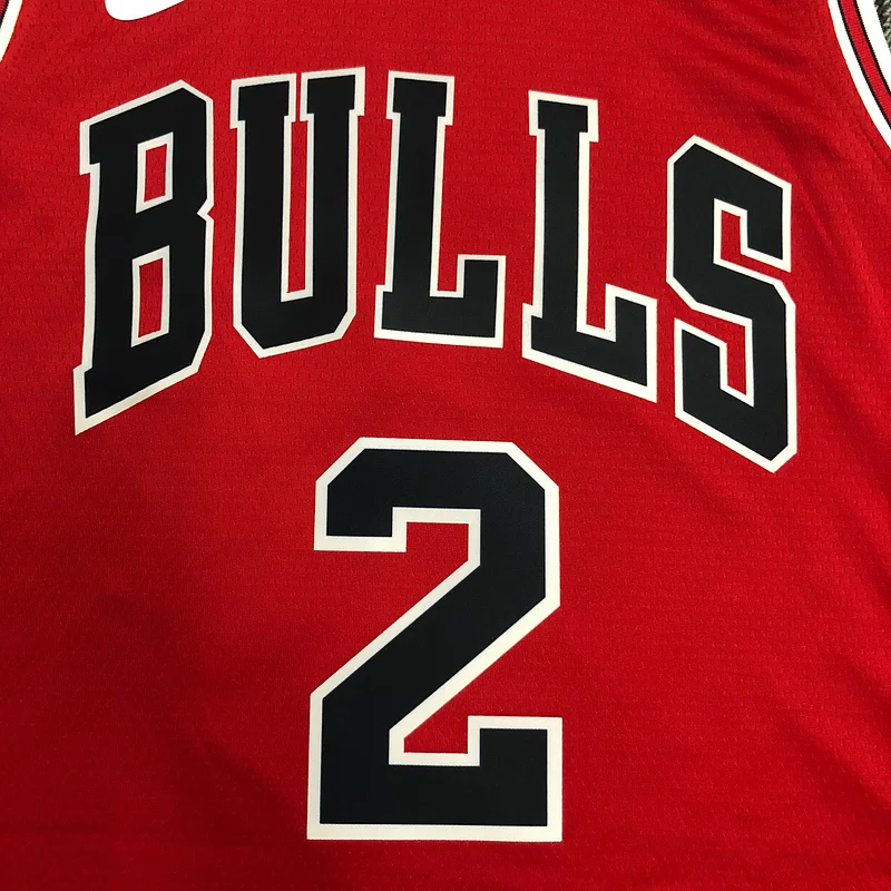 NBA Chicago Bulls Basketball jersey red #2 BALL