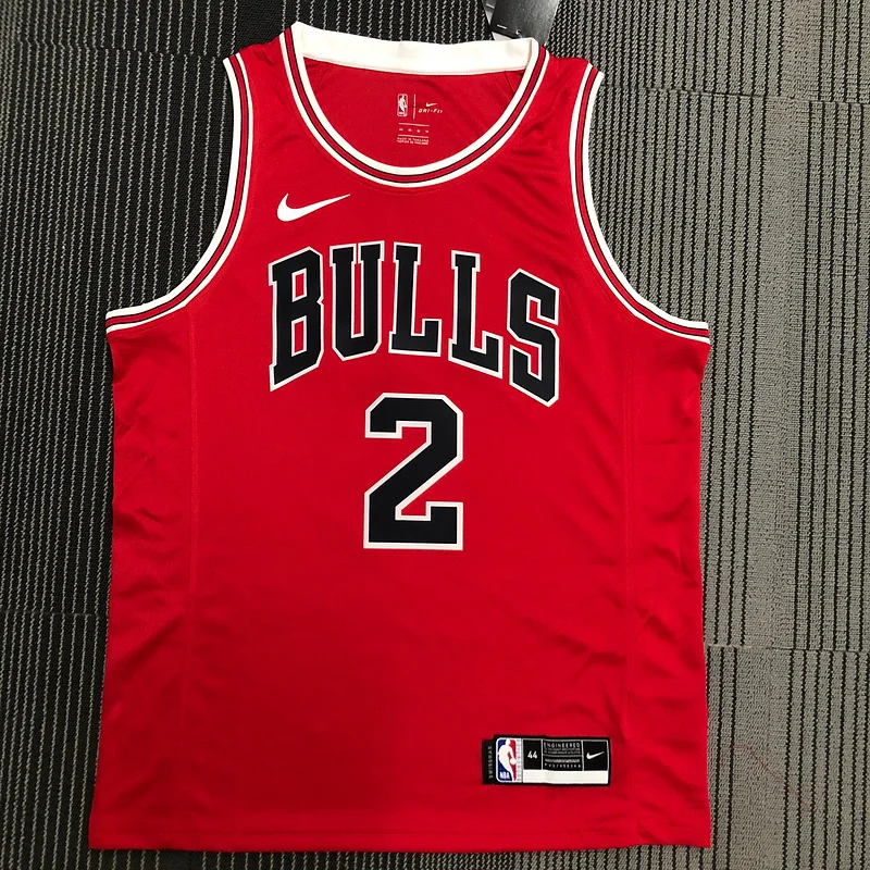 NBA Chicago Bulls Basketball jersey red #2 BALL