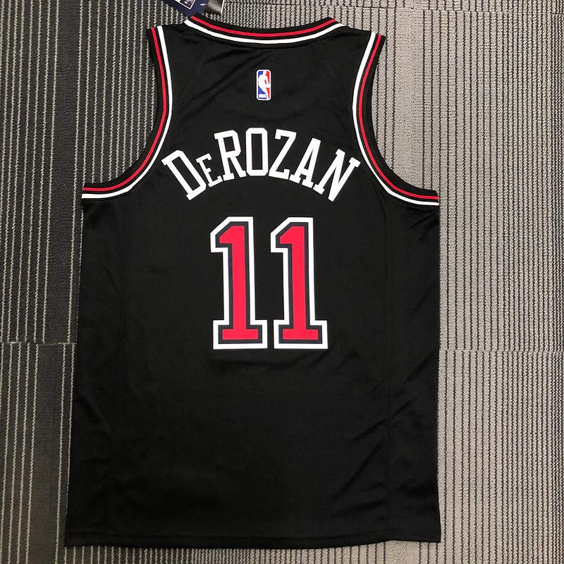 NBA Chicago Bulls Basketball jersey black #11 DeROZAN