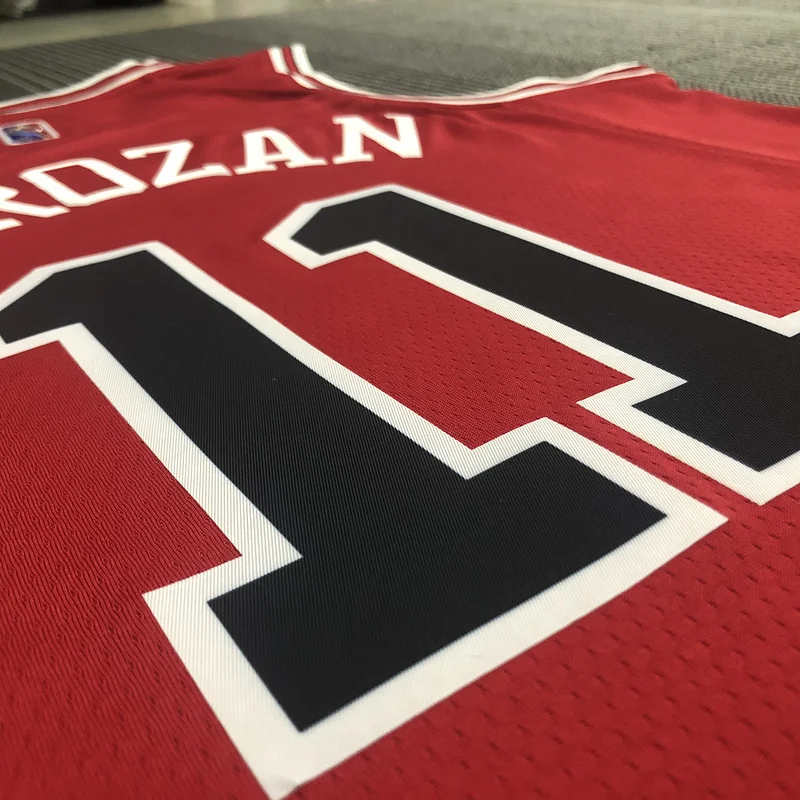 75th Anniversary NBA Chicago Bulls Basketball jersey red #11 DeROZAN