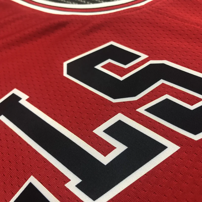 75th Anniversary NBA Chicago Bulls Basketball jersey red #24 MARKKANEN