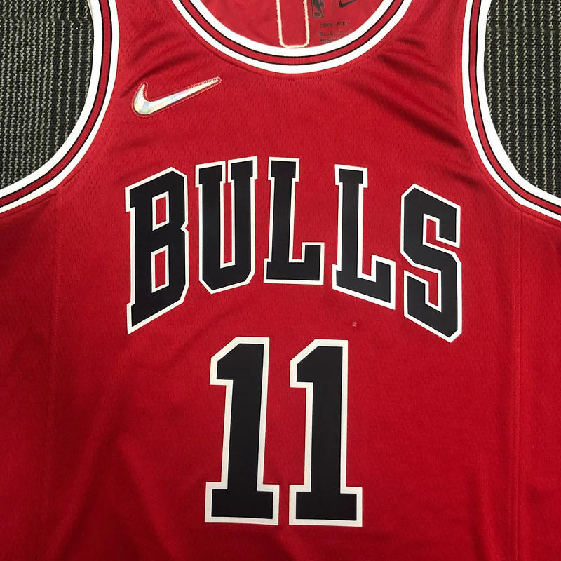 75th Anniversary NBA Chicago Bulls Basketball jersey red #11 DeROZAN