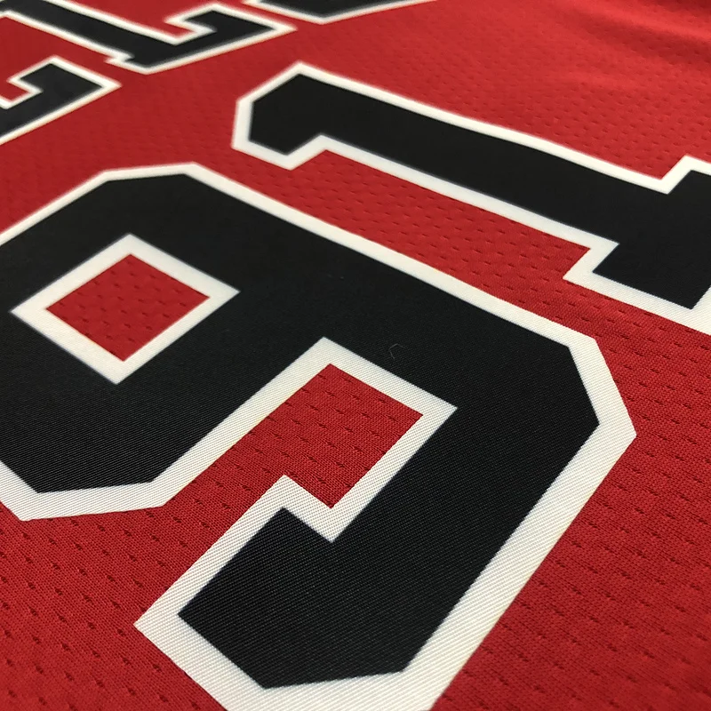 75th Anniversary NBA Chicago Bulls Basketball jersey red #91 RODMAN