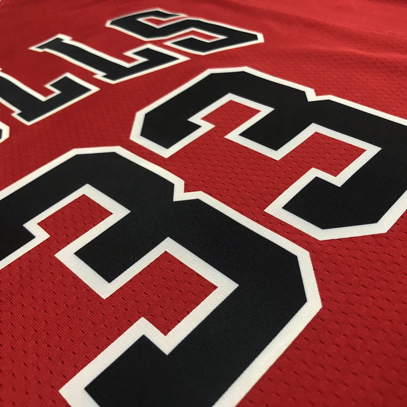 75th Anniversary NBA Chicago Bulls Basketball jersey red #33 PIPPEN