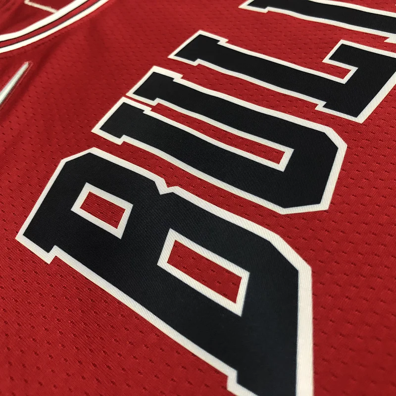 75th Anniversary NBA Chicago Bulls Basketball jersey red #45 Jordan