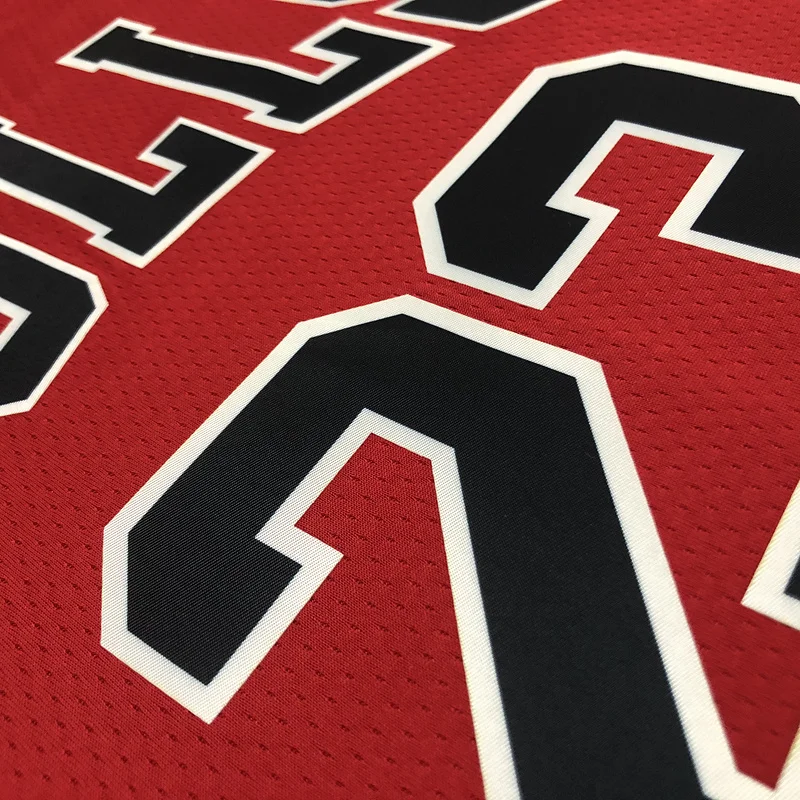 75th Anniversary NBA Chicago Bulls Basketball jersey red #23 Jordan