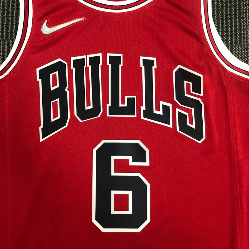 75th Anniversary NBA Chicago Bulls Basketball jersey #6 CARUSO