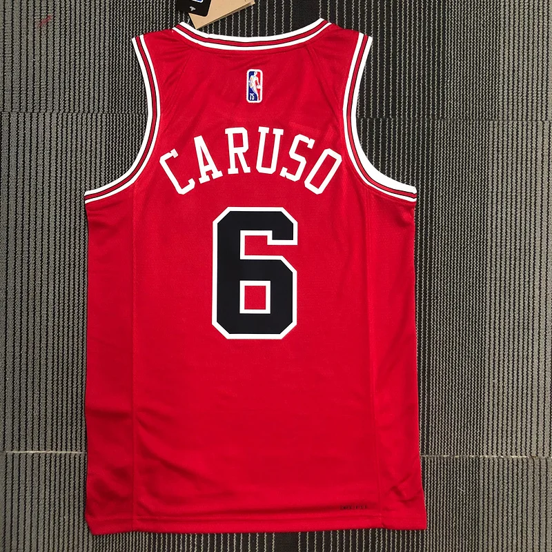 75th Anniversary NBA Chicago Bulls Basketball jersey #6 CARUSO