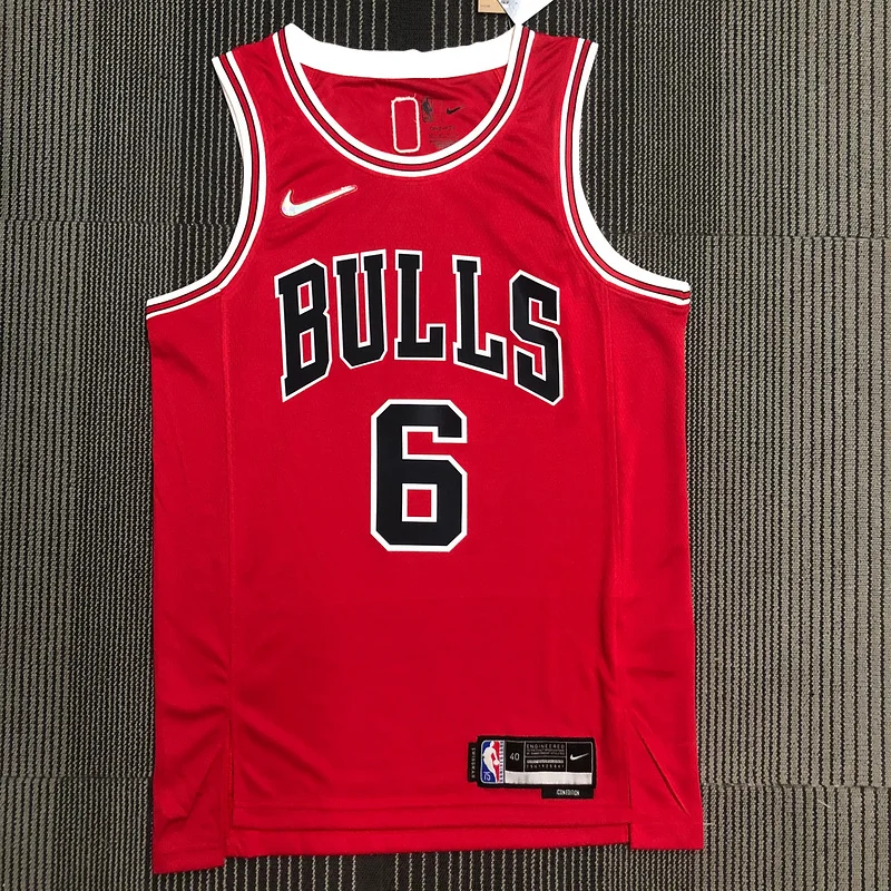 75th Anniversary NBA Chicago Bulls Basketball jersey #6 CARUSO