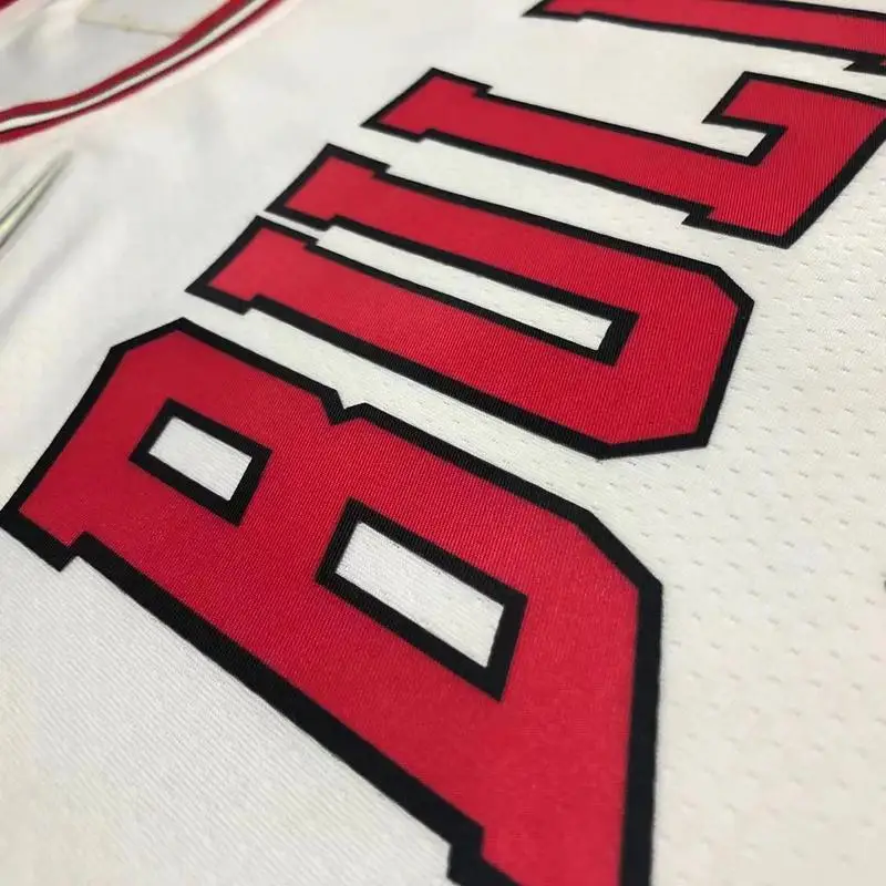 75th Anniversary NBA Chicago Bulls Basketball jersey white #8 LAVINE