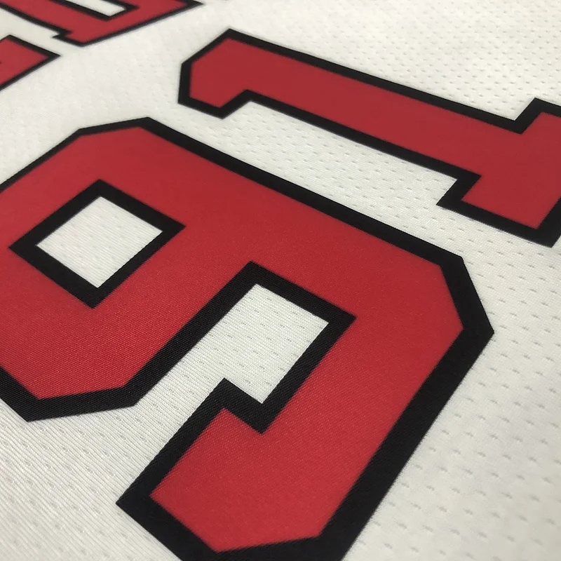 75th Anniversary NBA Chicago Bulls Basketball jersey white #91 RODMAN