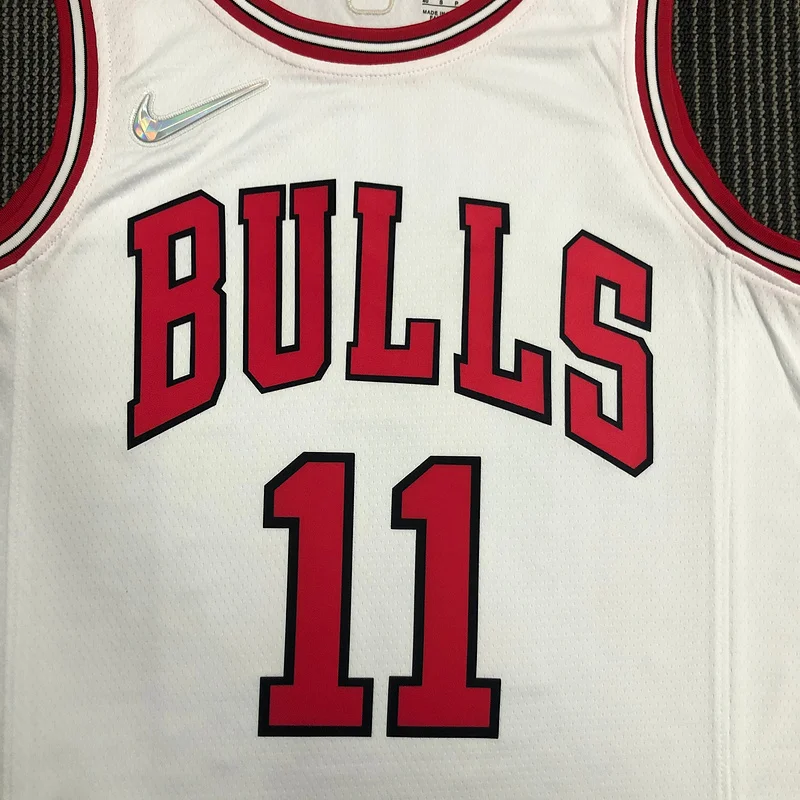 75th Anniversary NBA Chicago Bulls Basketball jersey white #11 DeROZAN