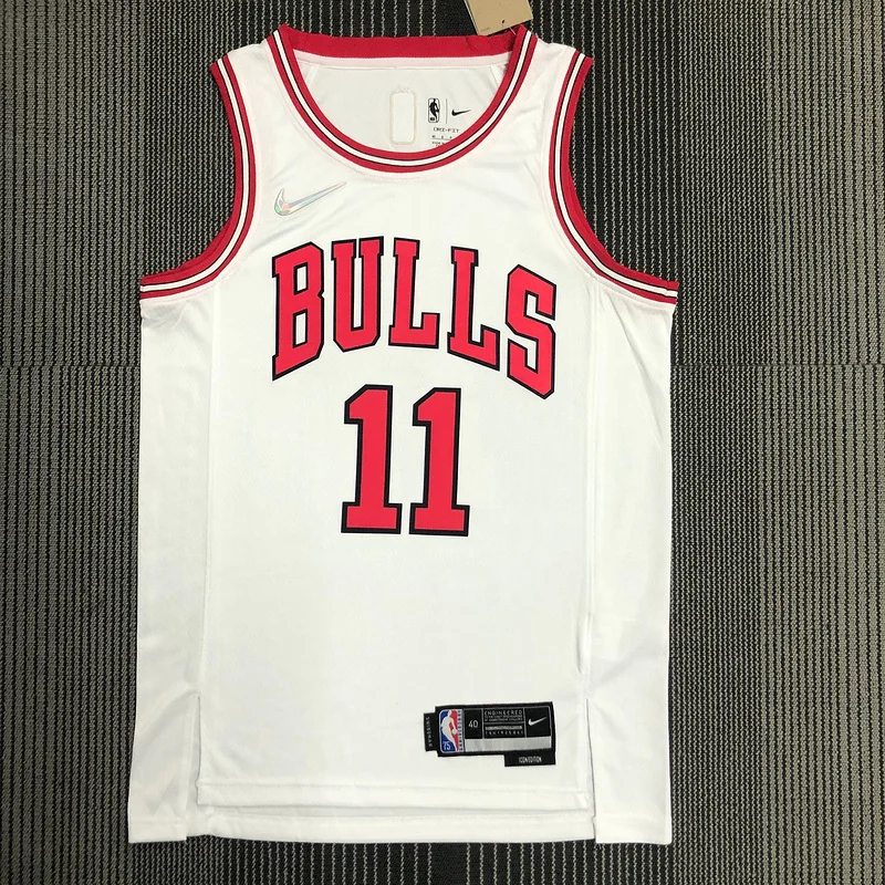 75th Anniversary NBA Chicago Bulls Basketball jersey white #11 DeROZAN