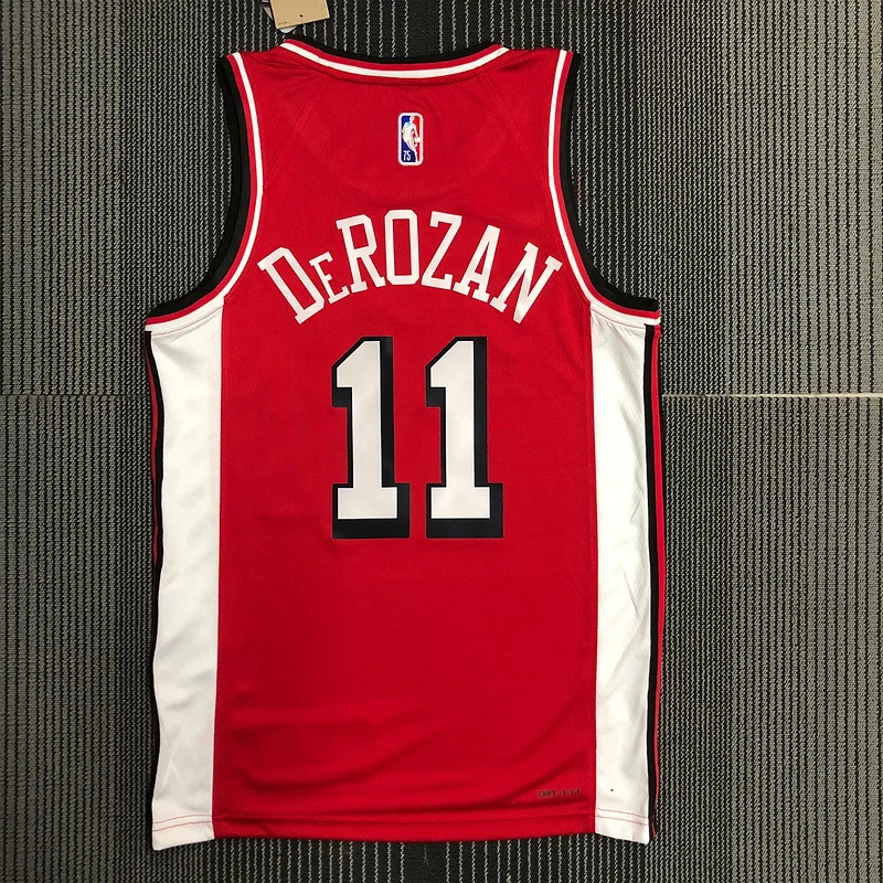 2022 Season NBA Chicago Bulls Basketball jersey City version #11 DeROZAN