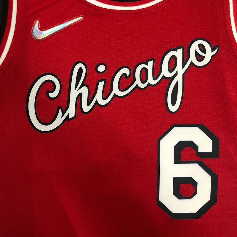 2022 Season NBA Chicago Bulls Basketball jersey City version #2 BALL