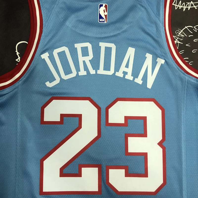 NBA Chicago Bulls Basketball jersey Blue #23 Jordan