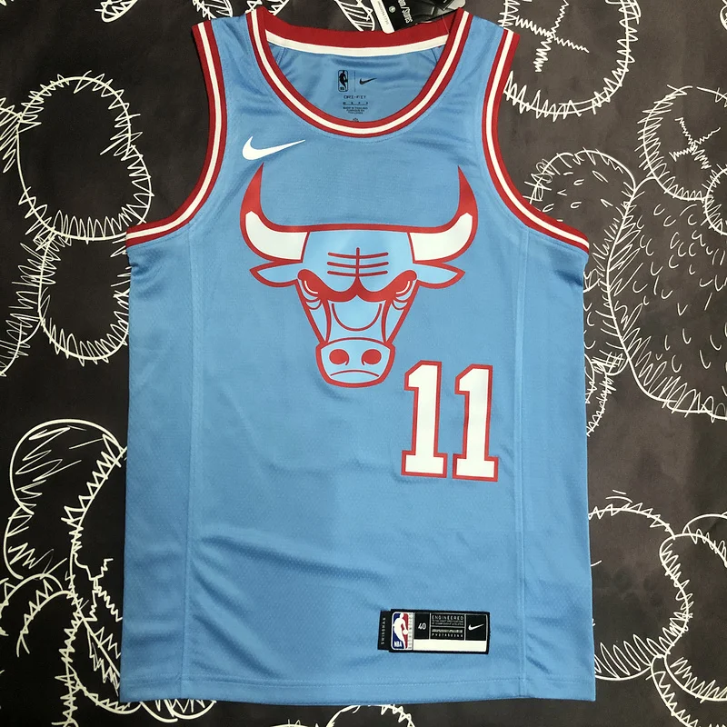 NBA Chicago Bulls Basketball jersey Blue #11 DeROZAN