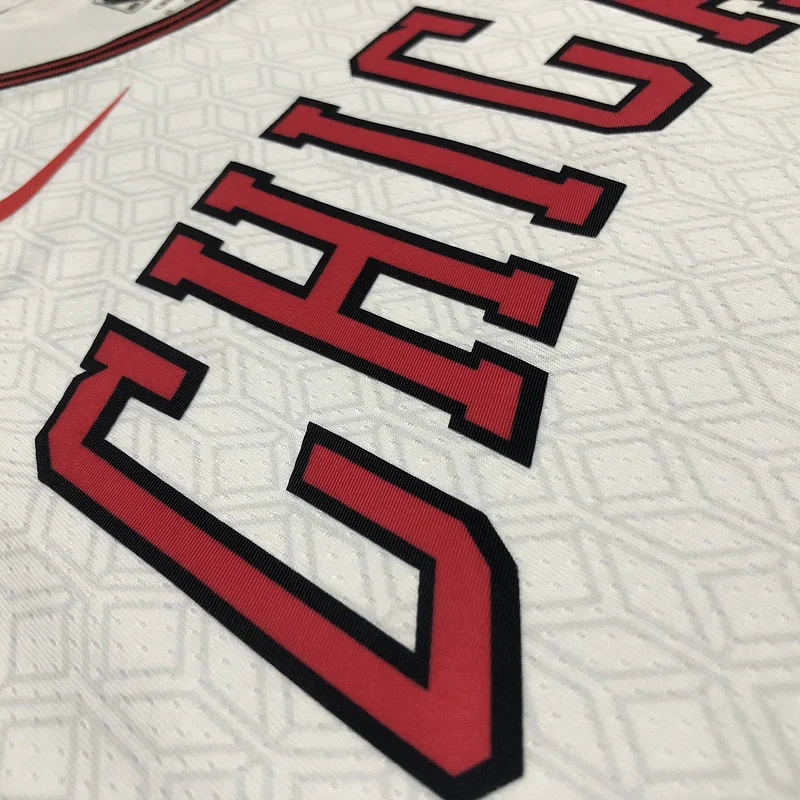 2023 Season NBA Chicago Bulls Basketball jersey City version 2号 BALL