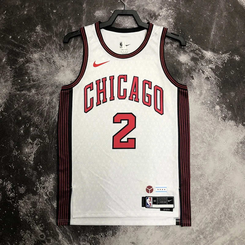 2023 Season NBA Chicago Bulls Basketball jersey City version 2号 BALL