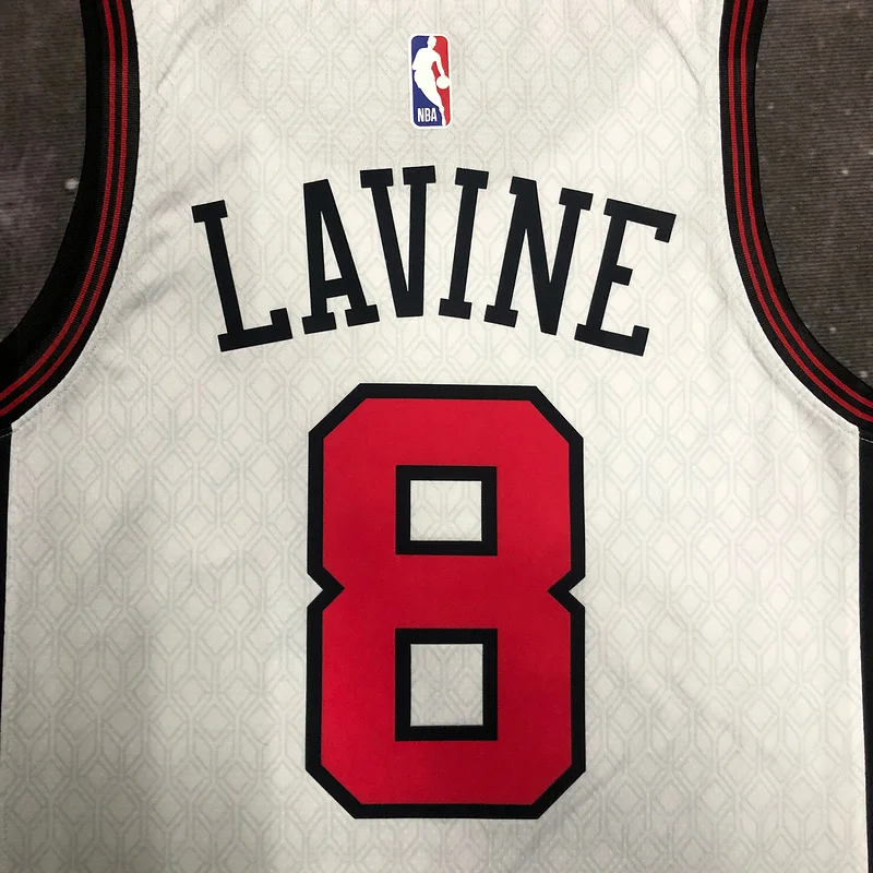 2023 Season NBA Chicago Bulls Basketball jersey City version #8 LAVINE