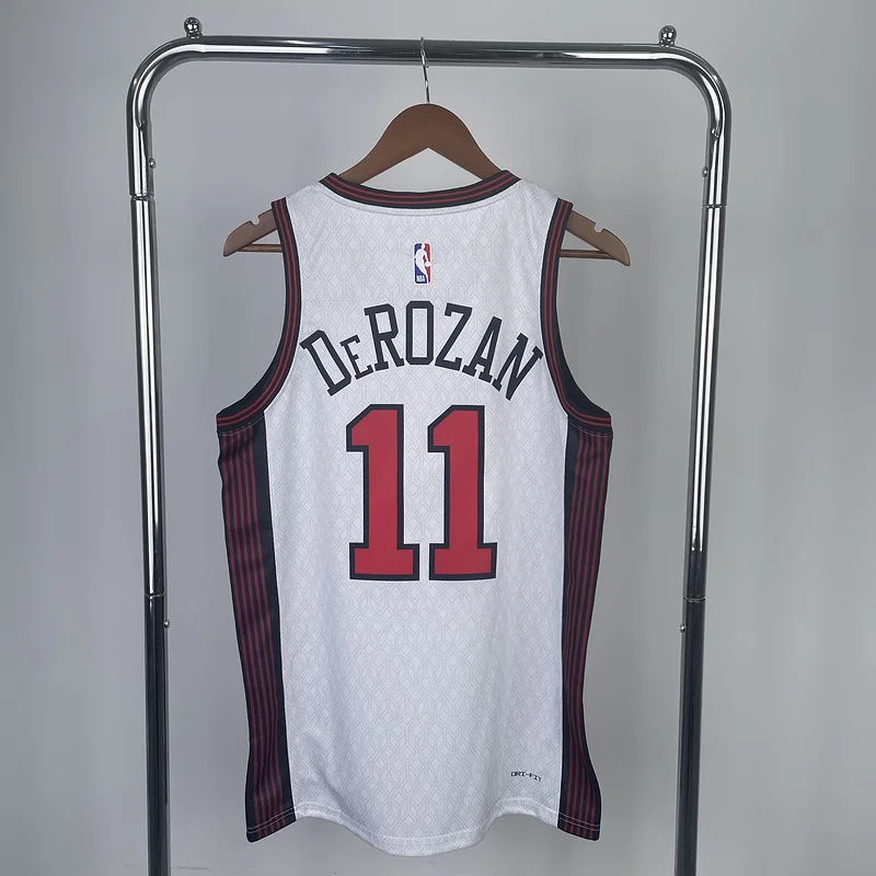 2023 Season NBA Chicago Bulls Basketball jersey City version 1 #1 DeROZAN