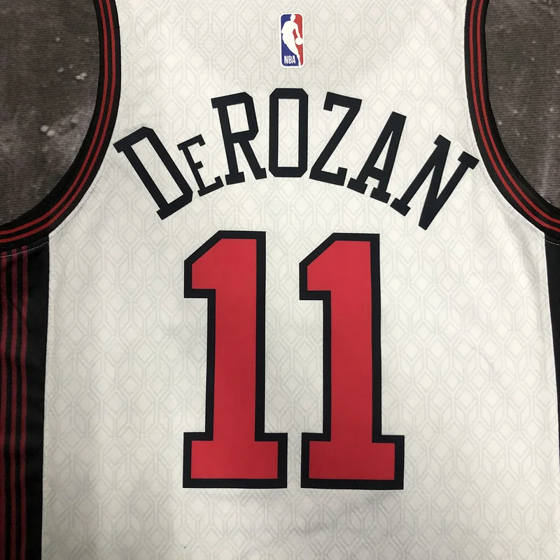 2023 Season NBA Chicago Bulls Basketball jersey City version 1 #1 DeROZAN