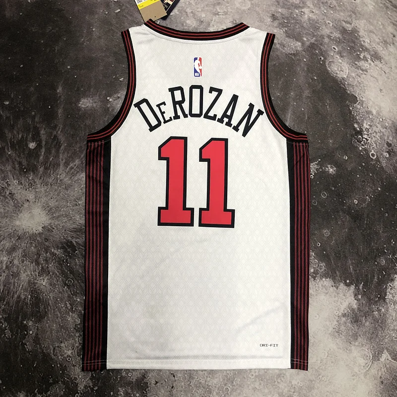 2023 Season NBA Chicago Bulls Basketball jersey City version 1 #1 DeROZAN