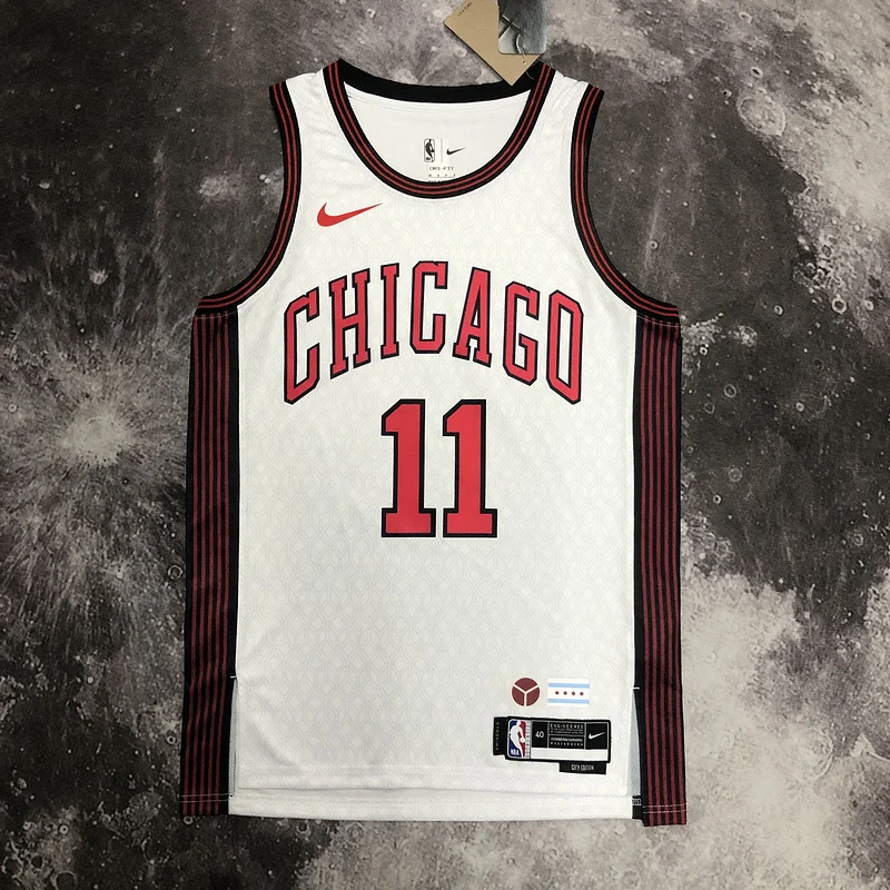 2023 Season NBA Chicago Bulls Basketball jersey City version 1 #1 DeROZAN