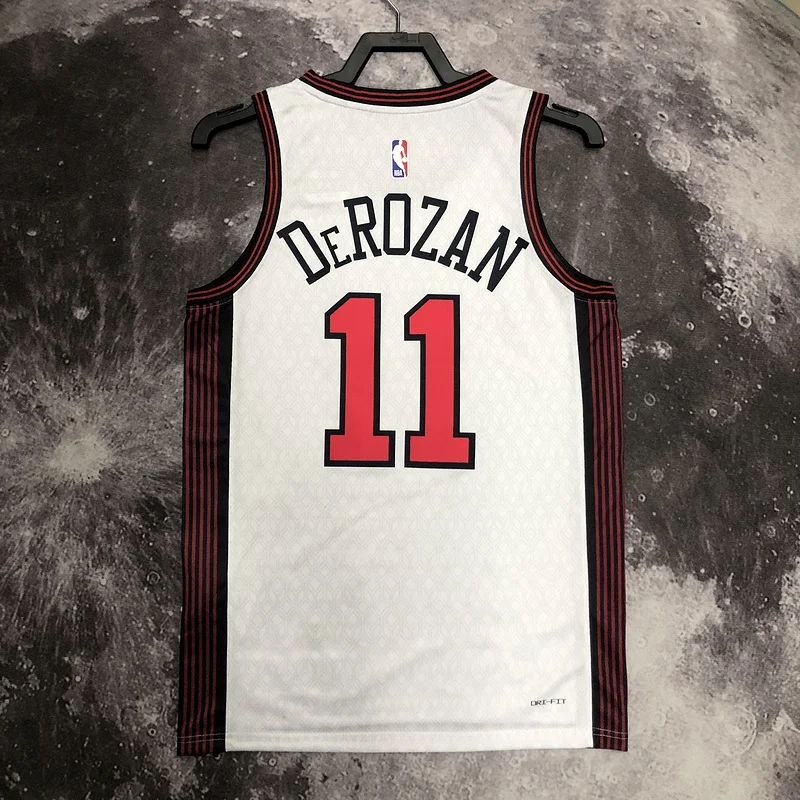 2023 Season NBA Chicago Bulls Basketball jersey City version 1 #1 DeROZAN