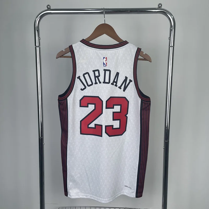 2023 Season NBA Chicago Bulls Basketball jersey City version #23 Jordan