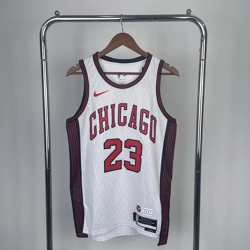 2023 Season NBA Chicago Bulls Basketball jersey City version #23 Jordan